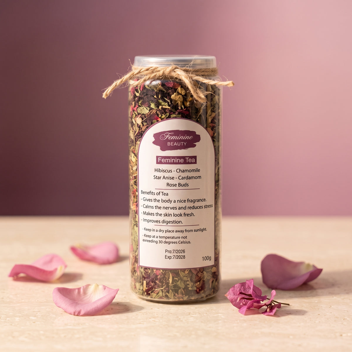 Natural Feminine Comfort Tea (100g)